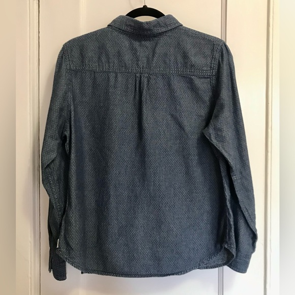 TOMS Chambray Denim Button Top Large - Picture 4 of 8
